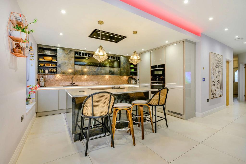Open-plan living area, open plan living