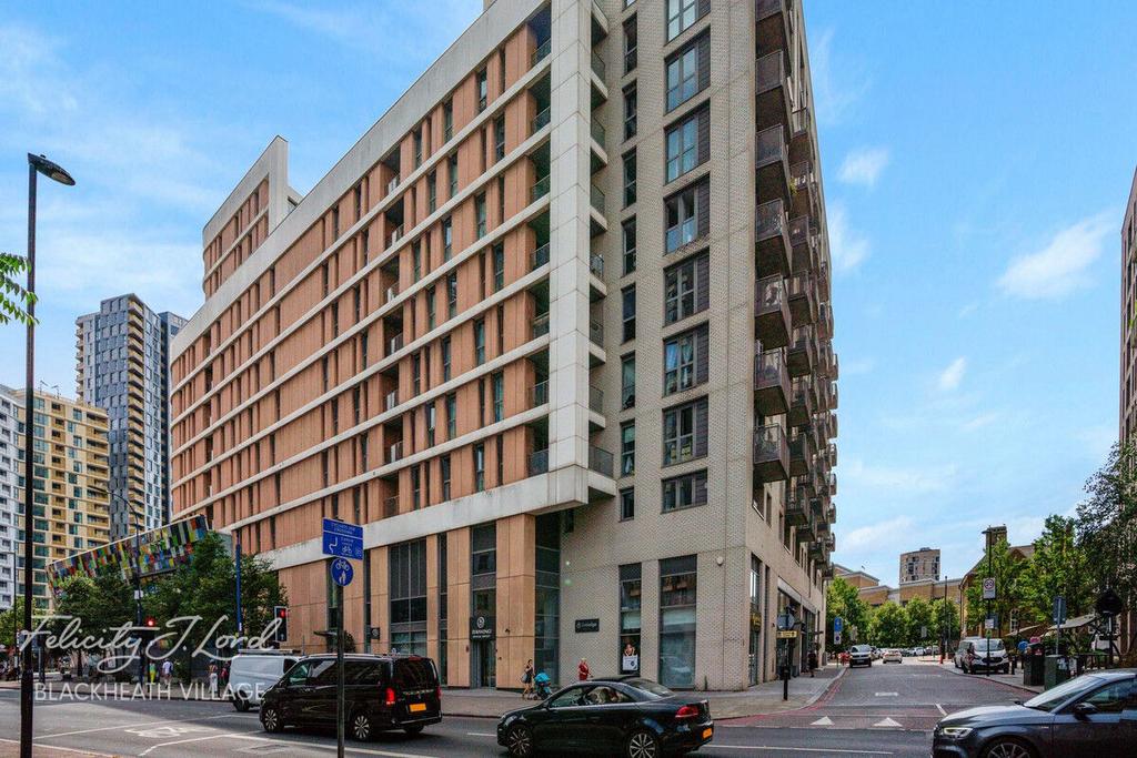 Apartment building facade, block of apartments