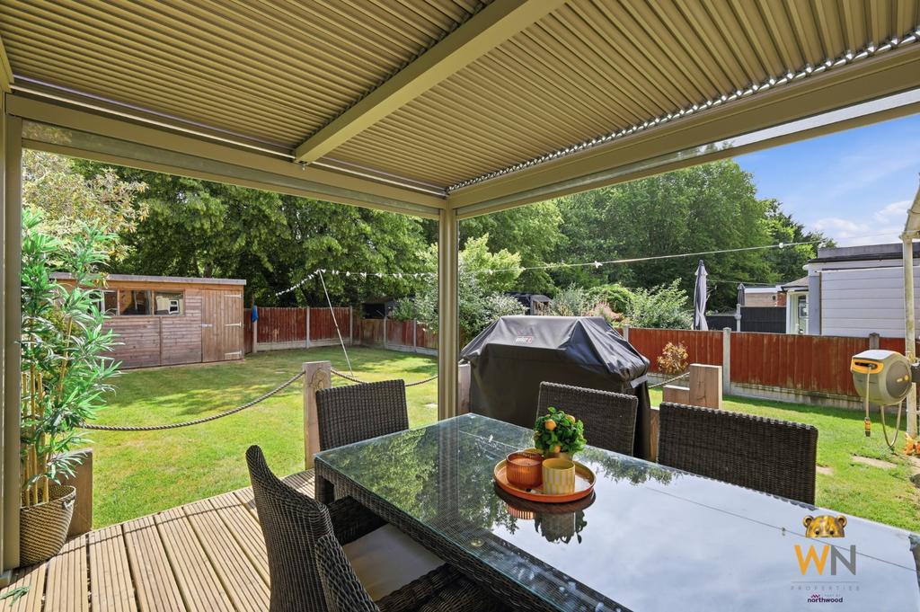 Patio view, garden