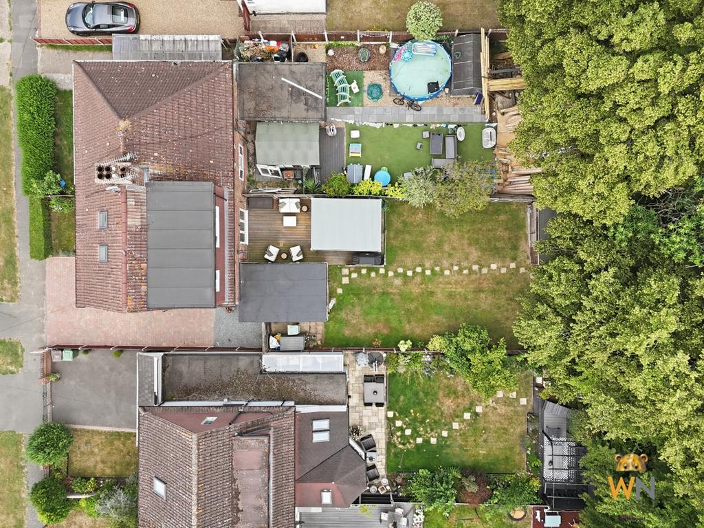 Aerial view, land