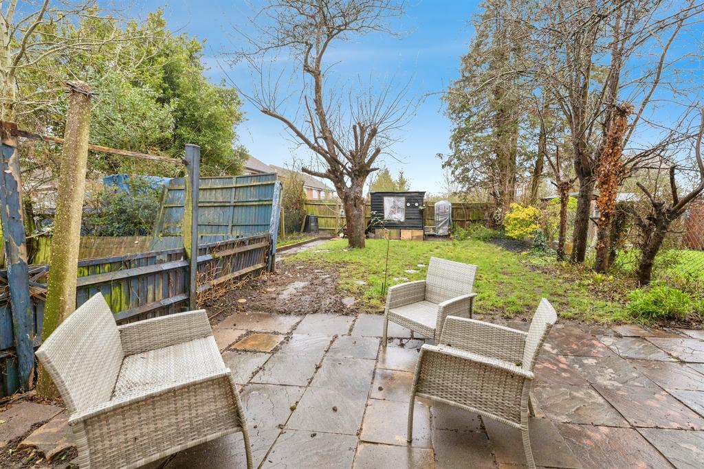 Patio view, garden