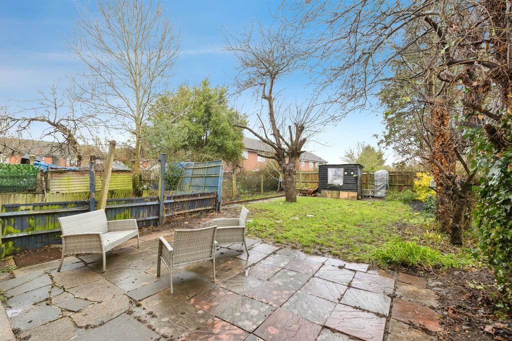 Patio view, garden