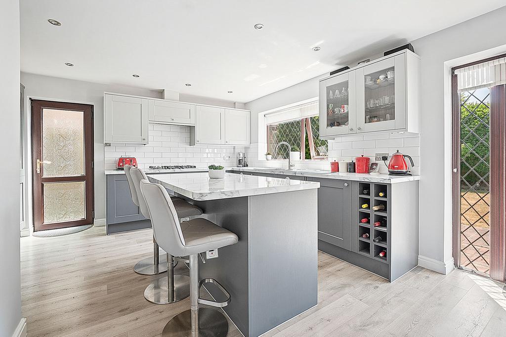 Kitchen, open plan living