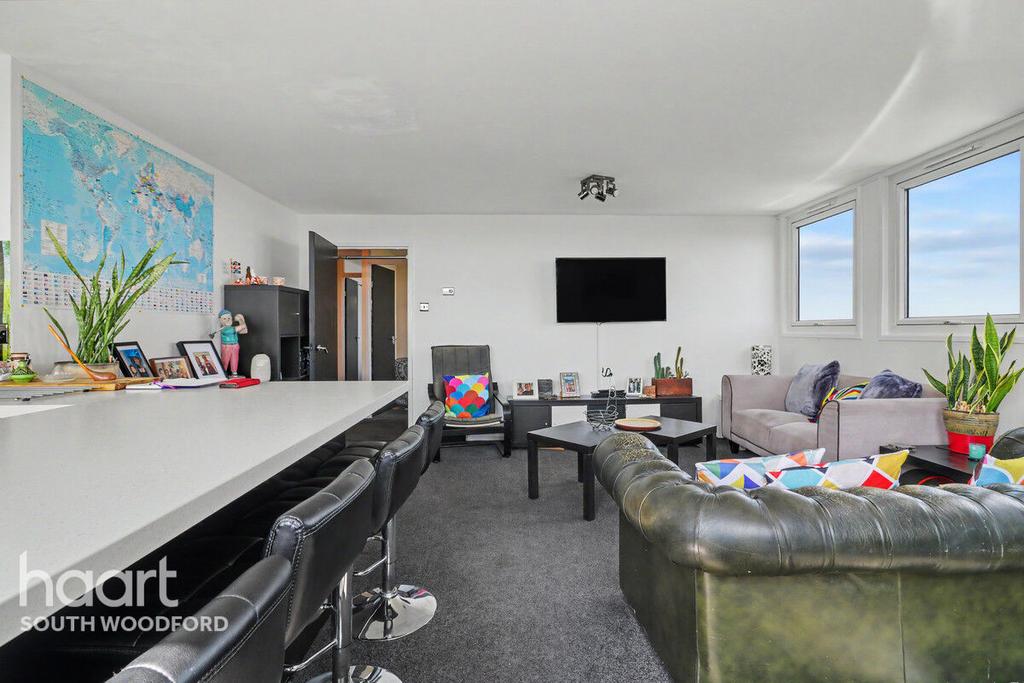 Open-plan living area, open plan living
