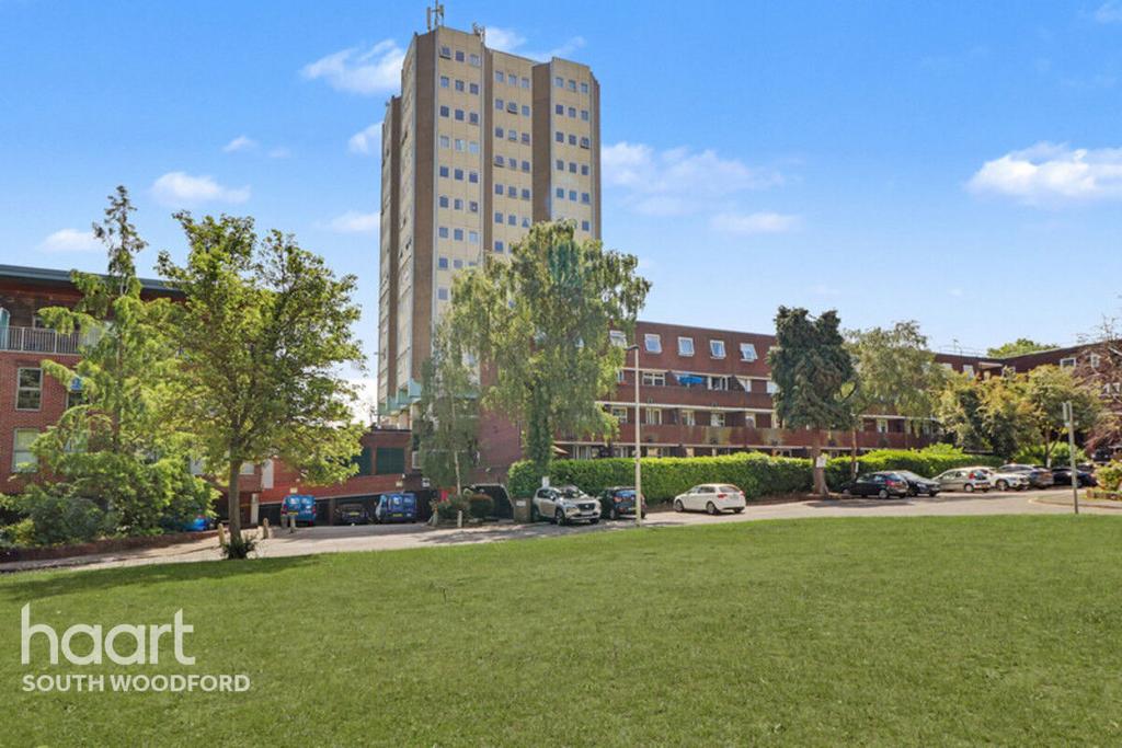 Apartment building facade, block of apartments