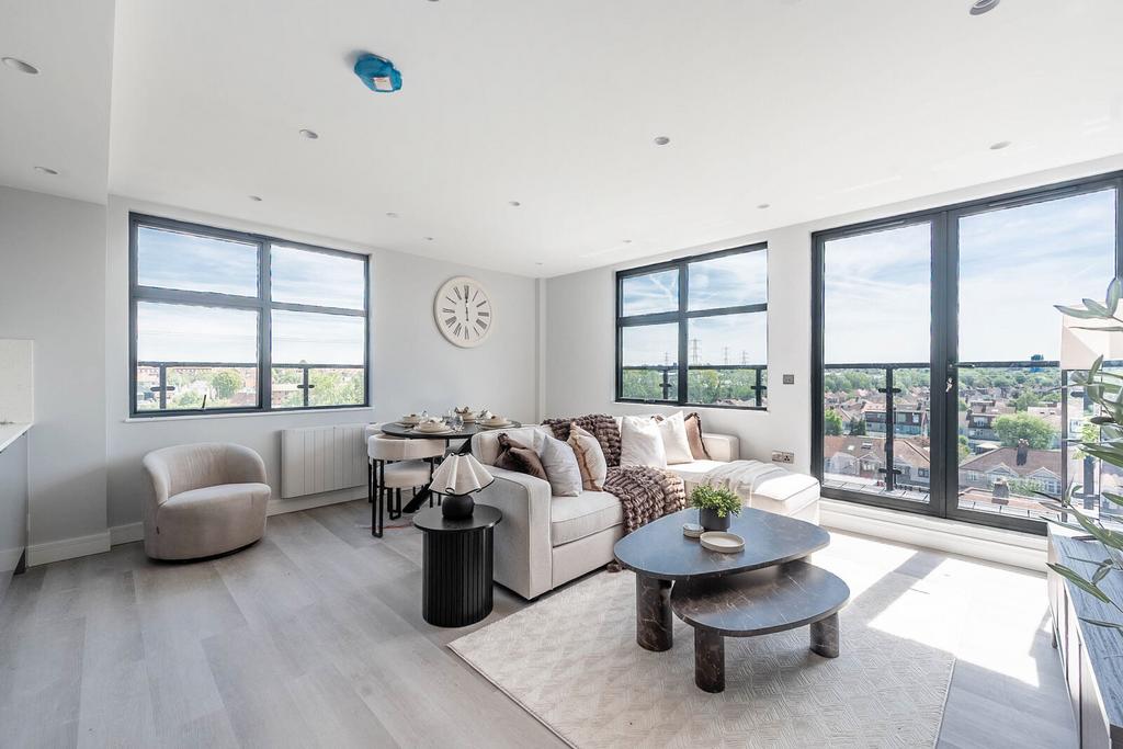 Open-plan living area, open plan living