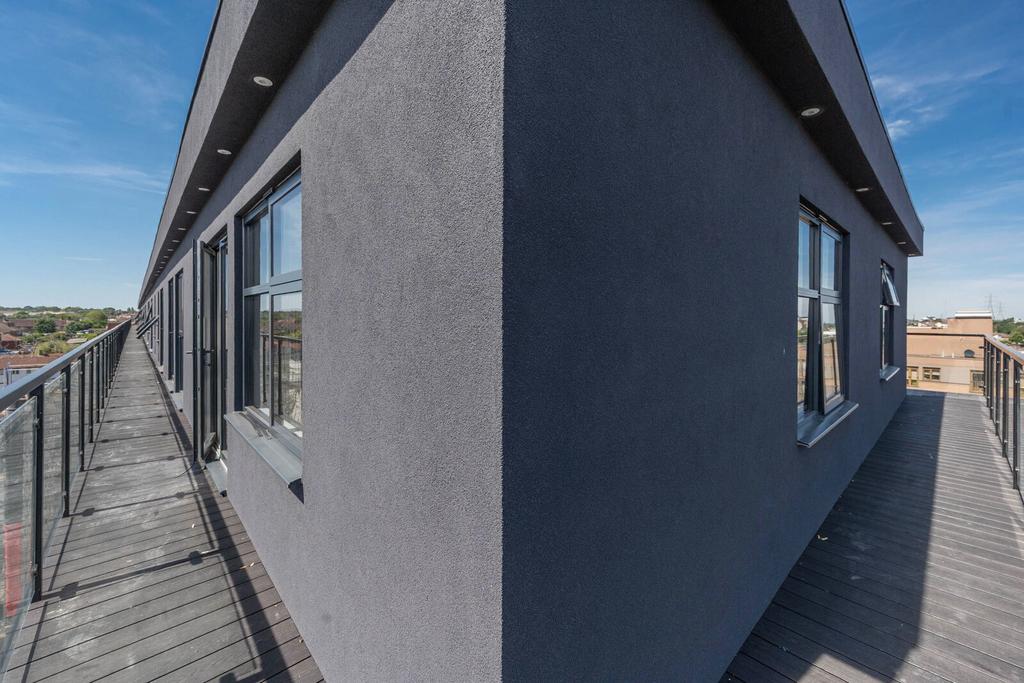 Roof terrace view, roof terrace