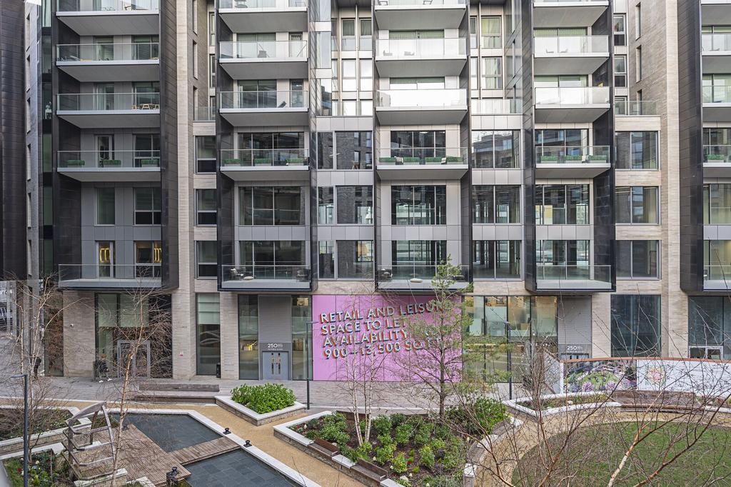 Apartment building facade, block of apartments