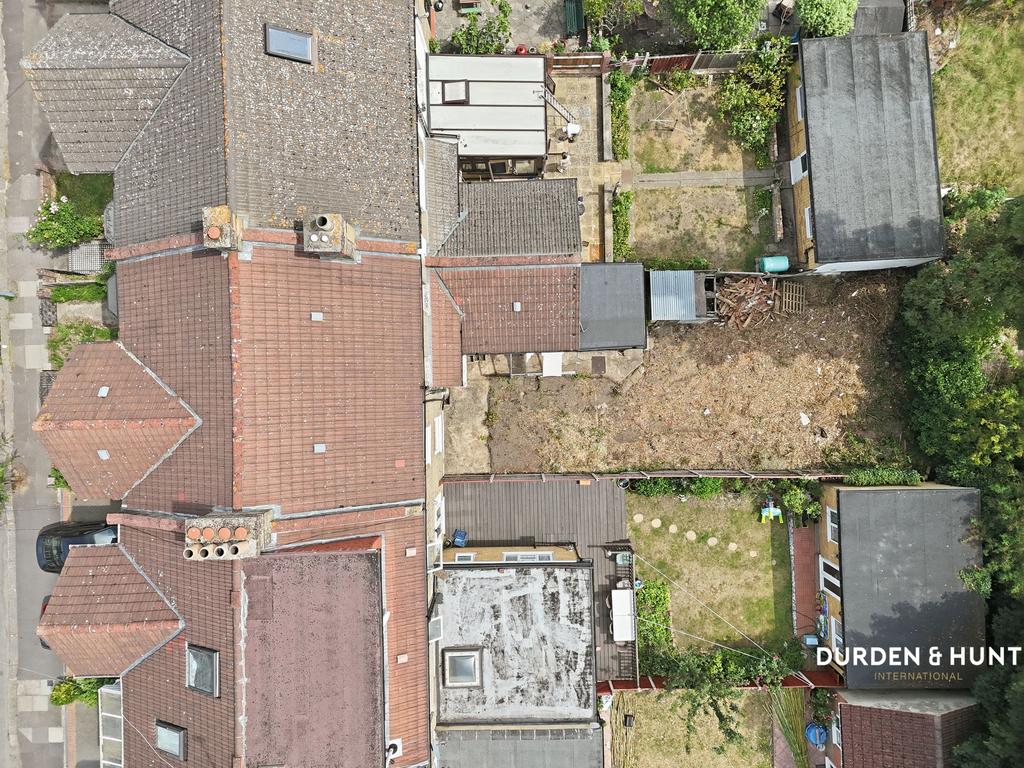 Aerial view, land