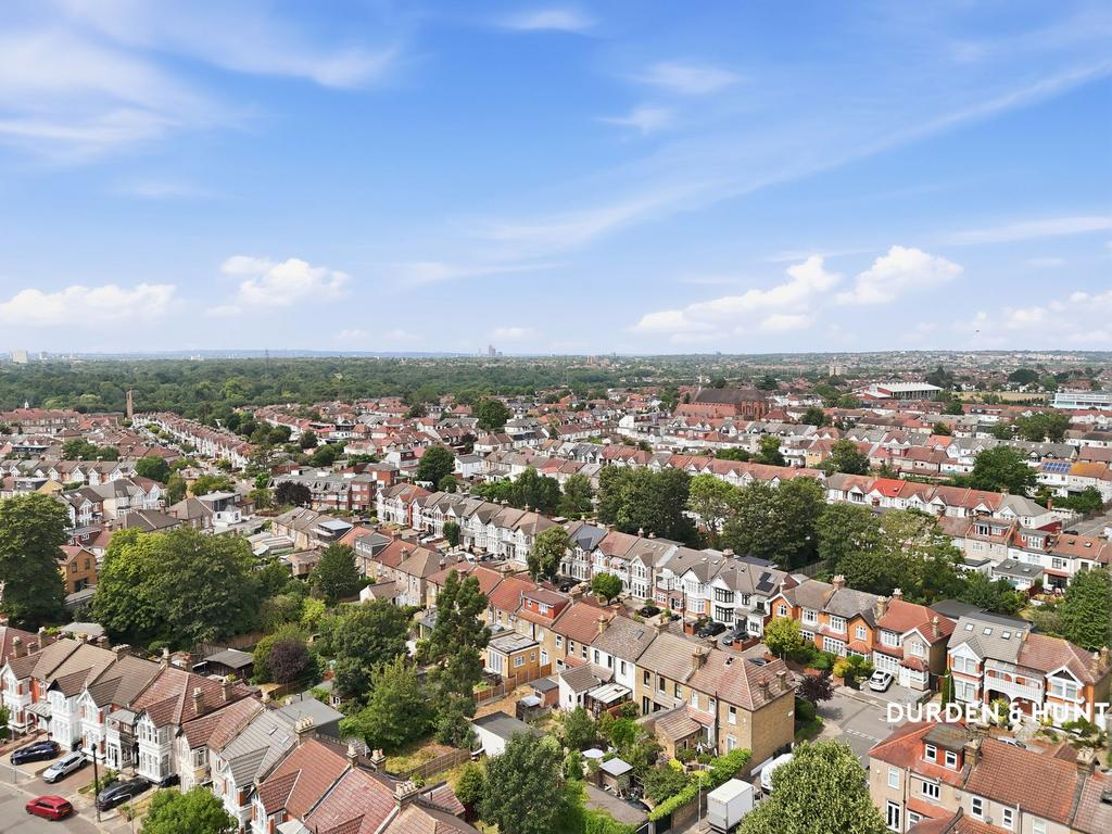 Aerial view, land
