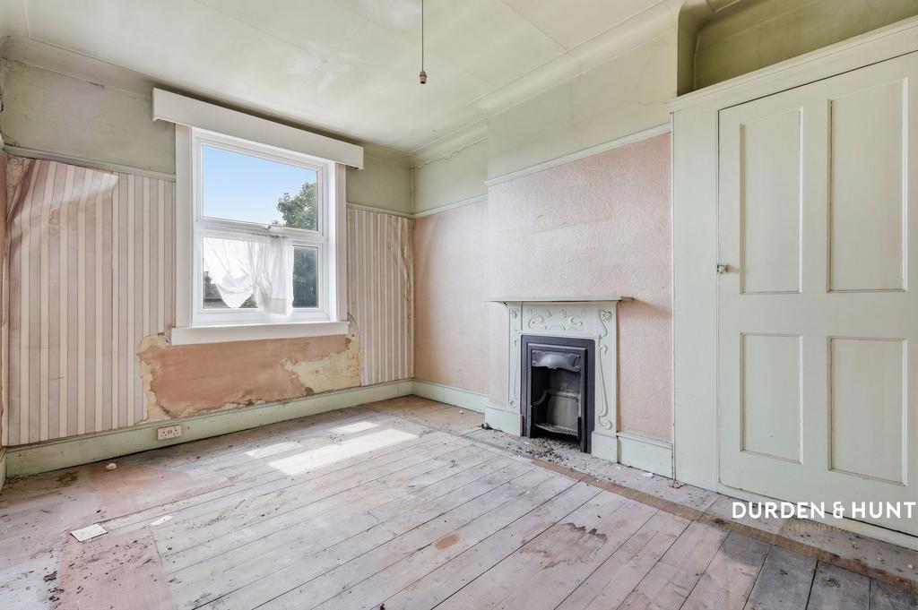 Living room, fireplace