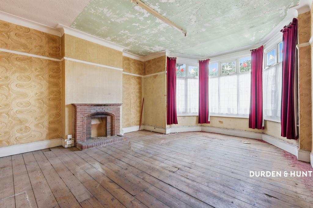 Reception room, fireplace