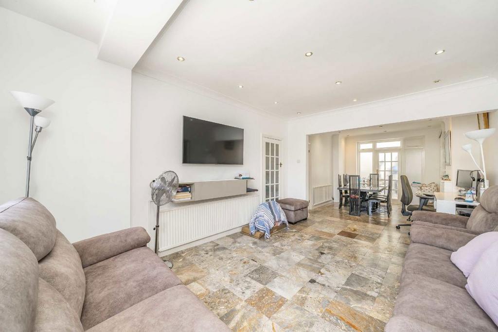 Open-plan living area, open plan living