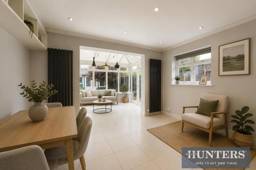 Open-plan living area, open plan living