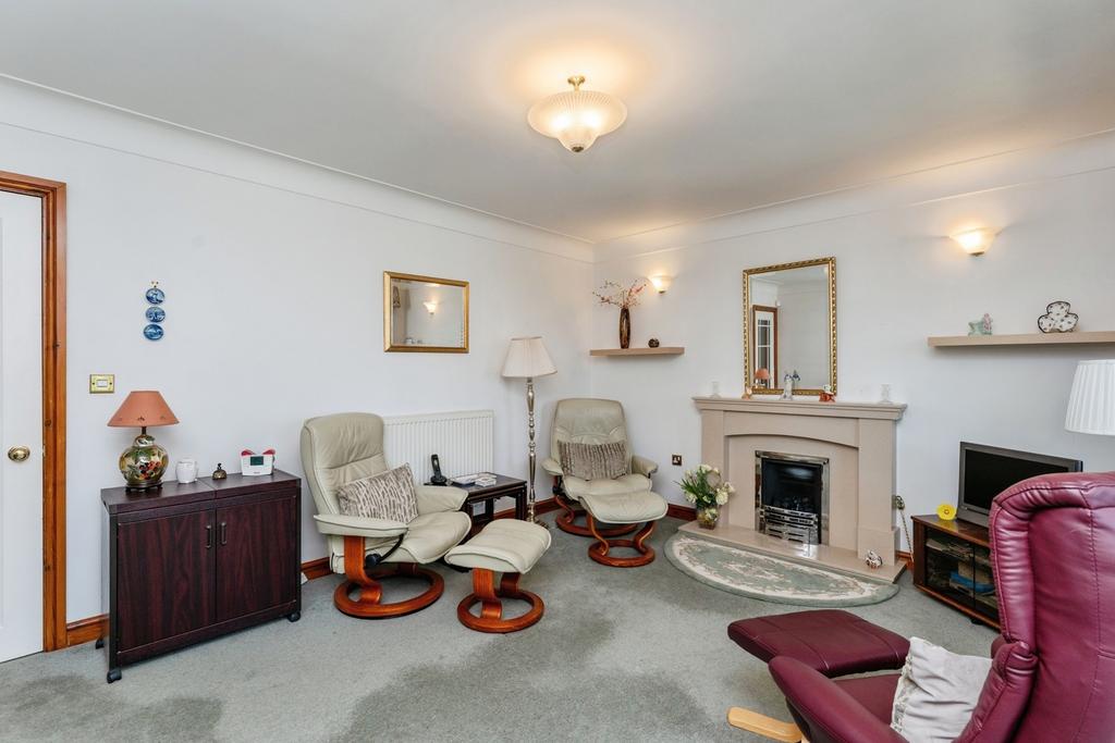 Living room, fireplace