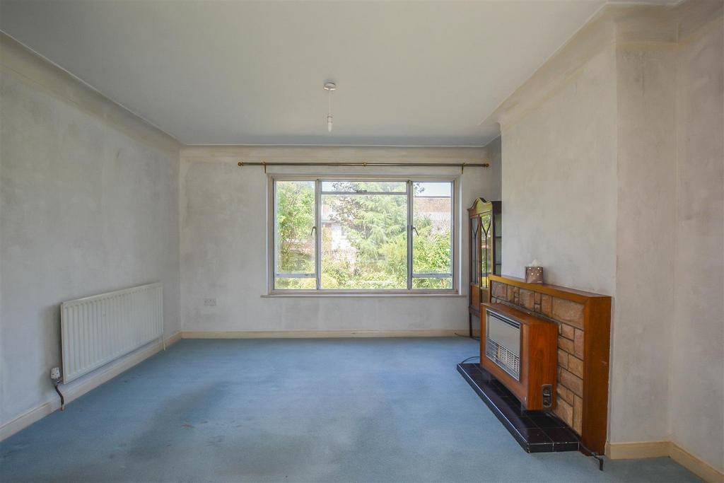 Living room, fireplace