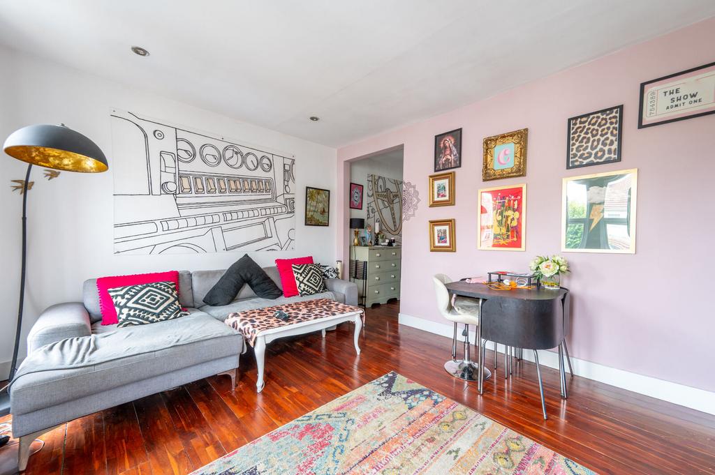 Open-plan living area