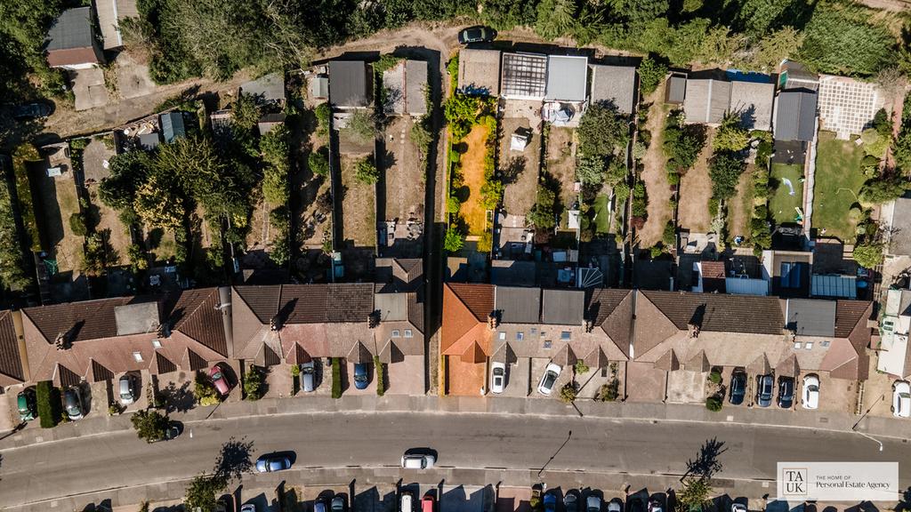 Aerial view, land