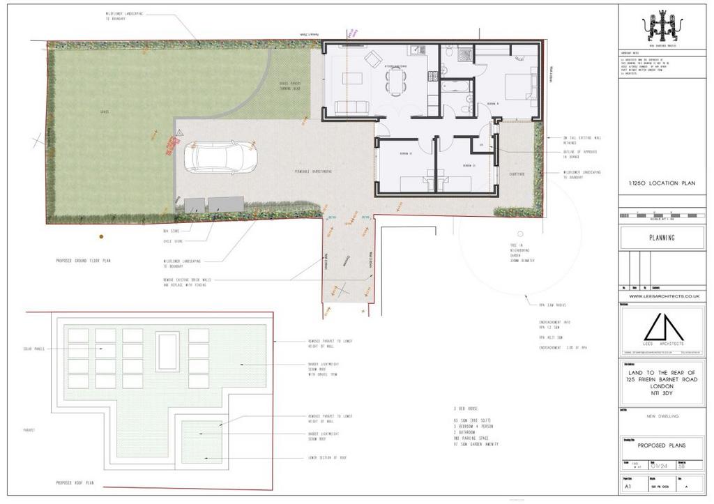 Land to the Rear of 125 Friern Barnet Road, North Finchley, London, N11 3DY - Mehr