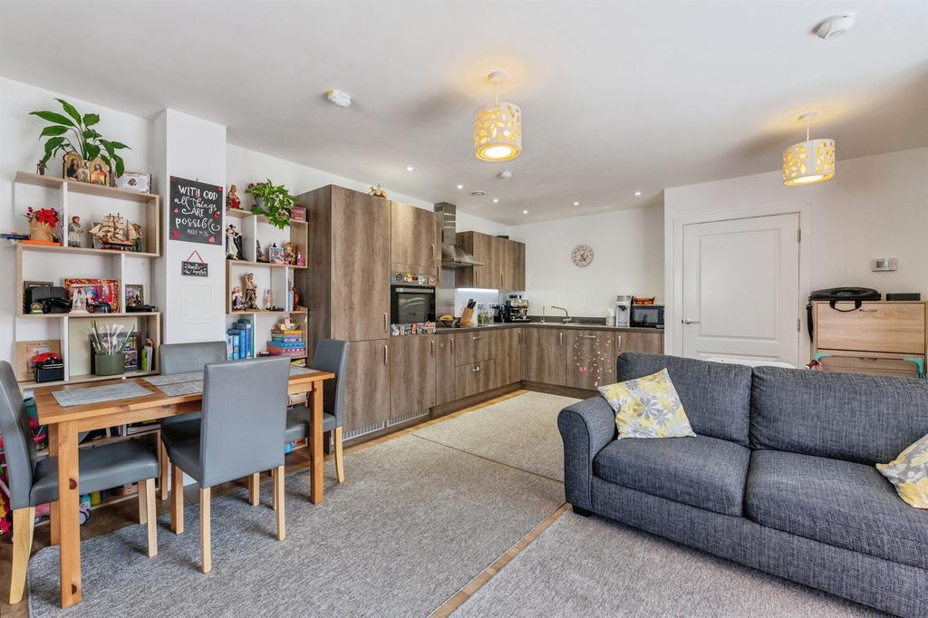 Open-plan living area