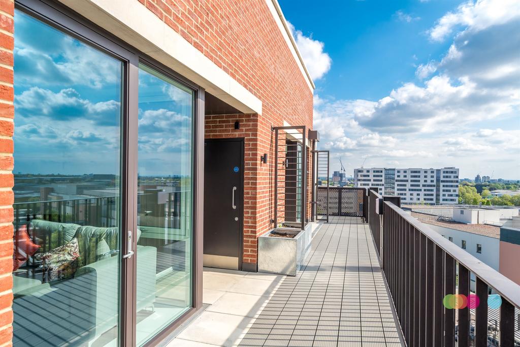Roof terrace view, roof terrace