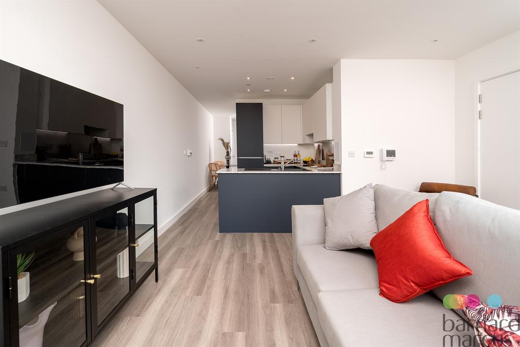 Open-plan living area