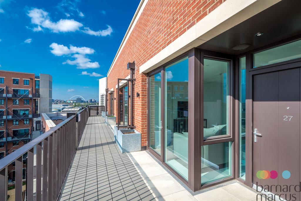 Roof terrace view, roof terrace
