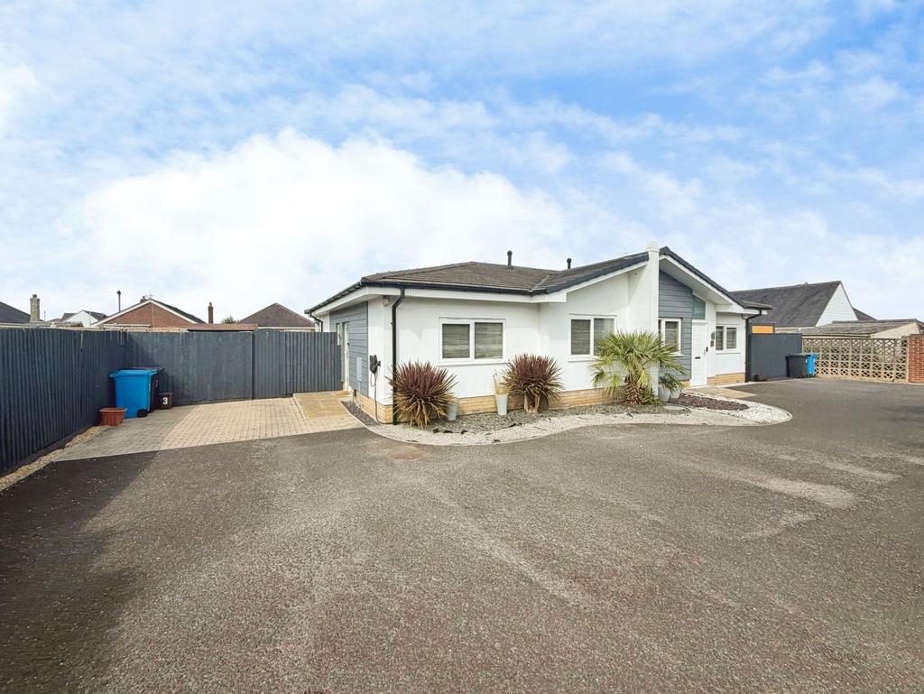 House exterior, off-street parking