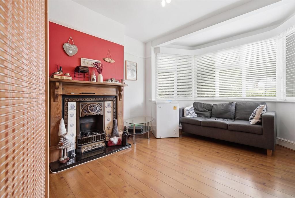 Living room, fireplace