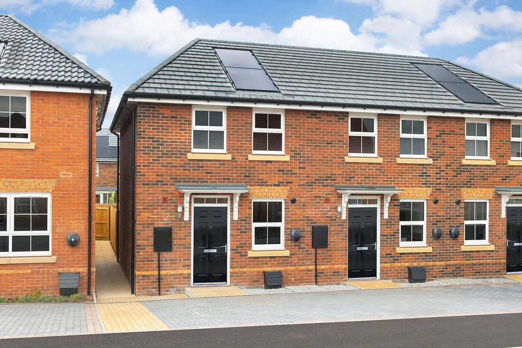 The exterior of Plot 217 The Wilford at Hawk...