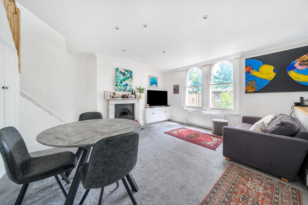 Open-plan living area, open plan living, fireplace