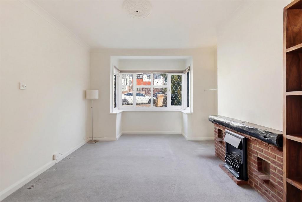 Living room, fireplace