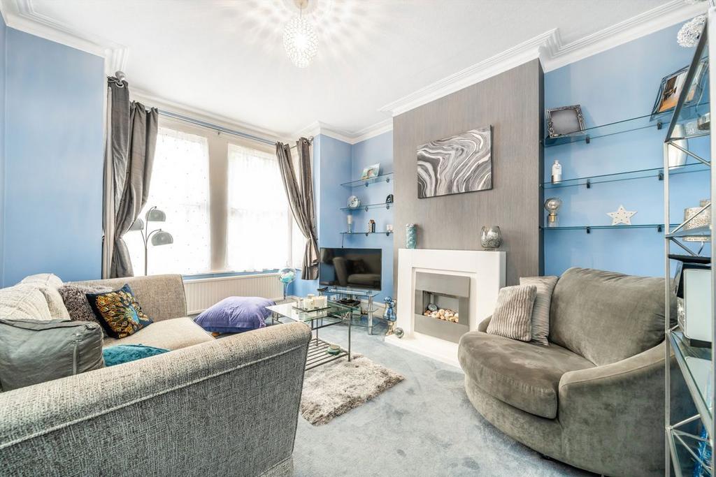 Living room, fireplace