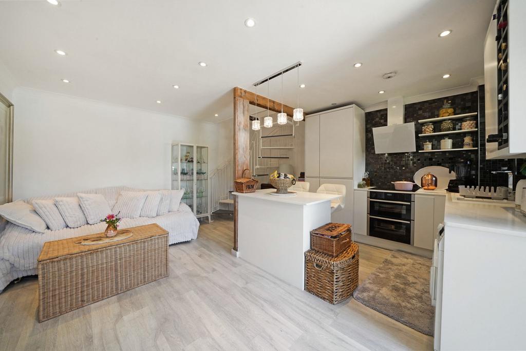 Open-plan living area, open plan living