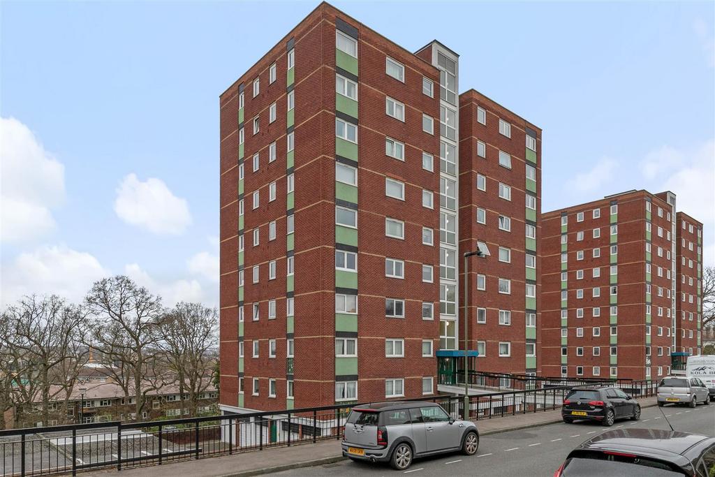 Apartment building facade, block of apartments