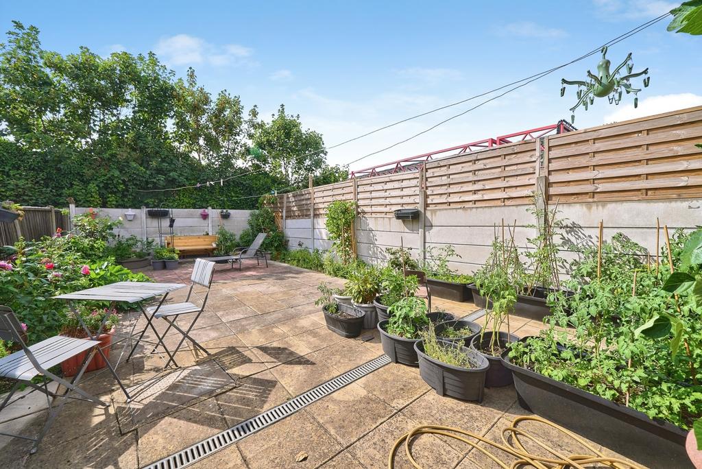 Patio view, garden