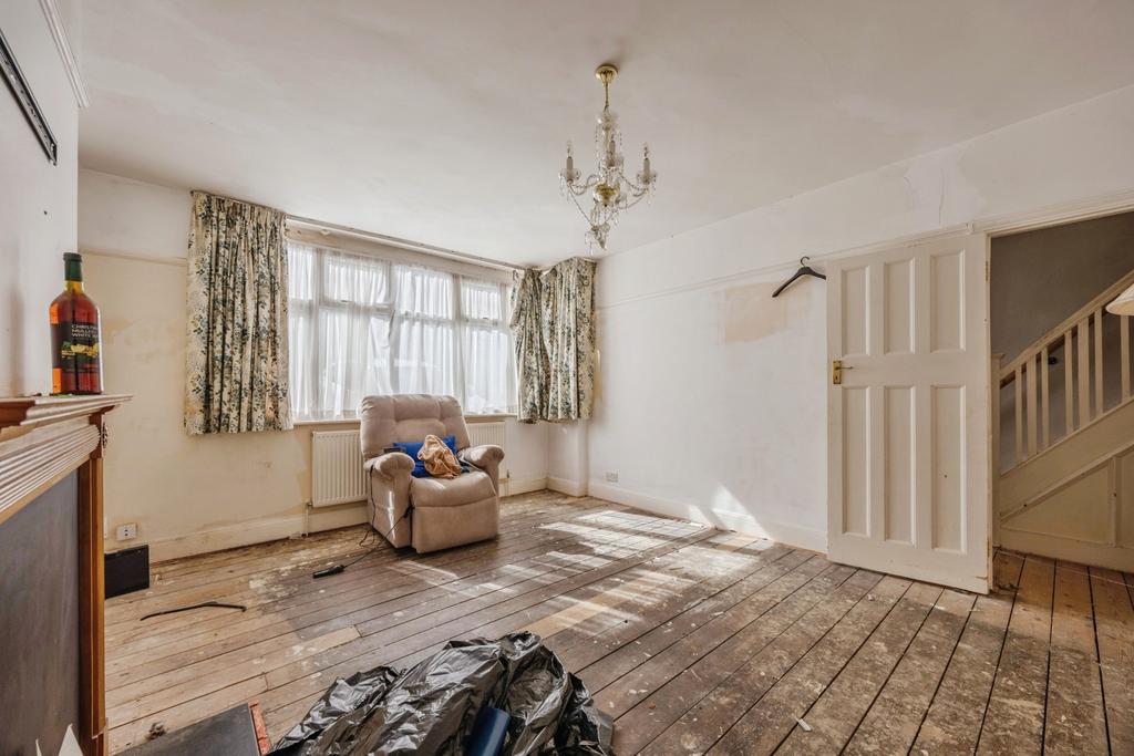 Living room, fireplace