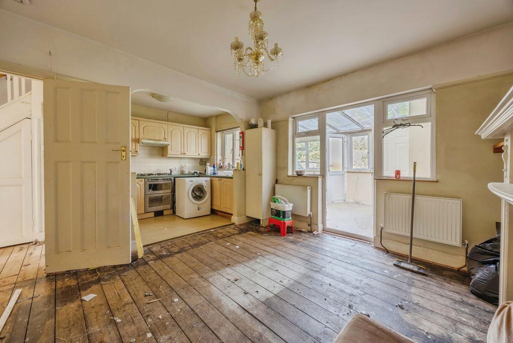 Open-plan living area, open plan living