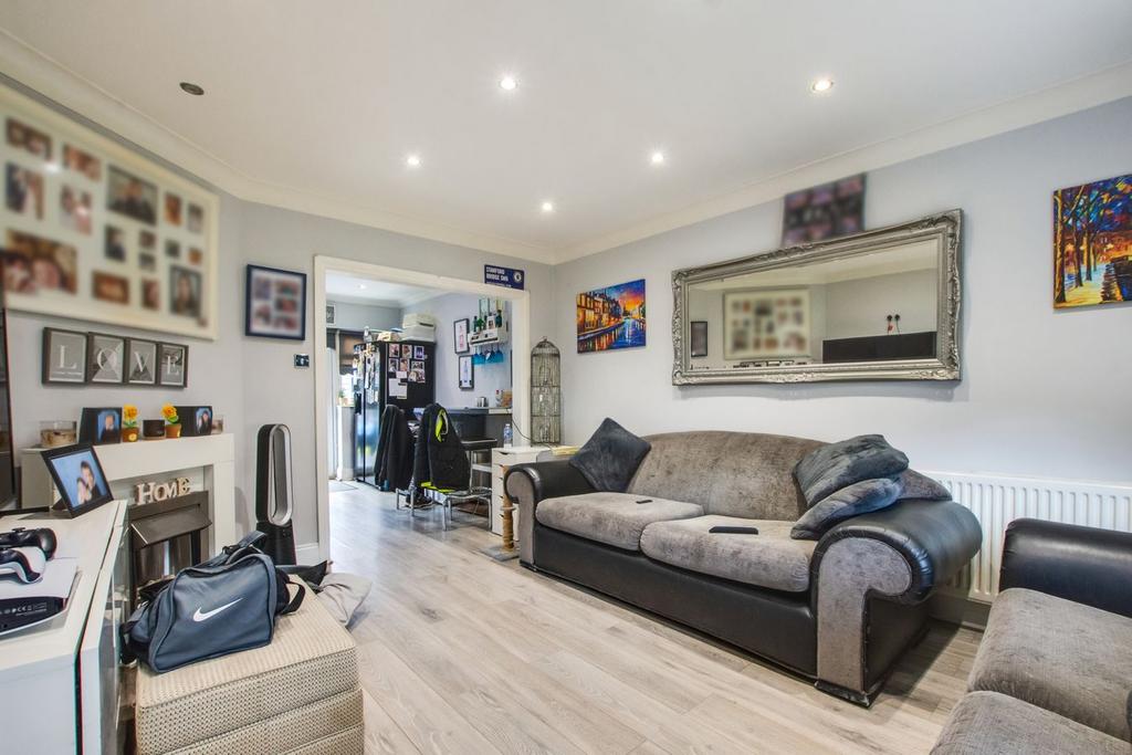 Living room, fireplace