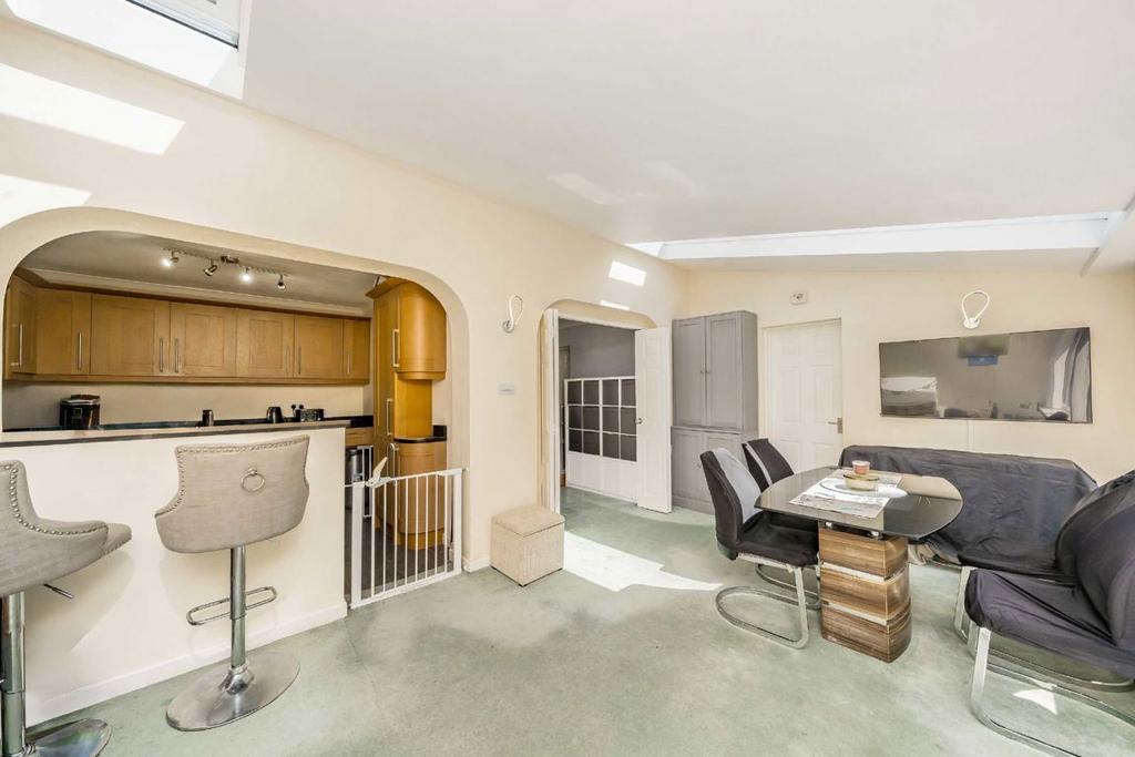 Open-plan living area, open plan living