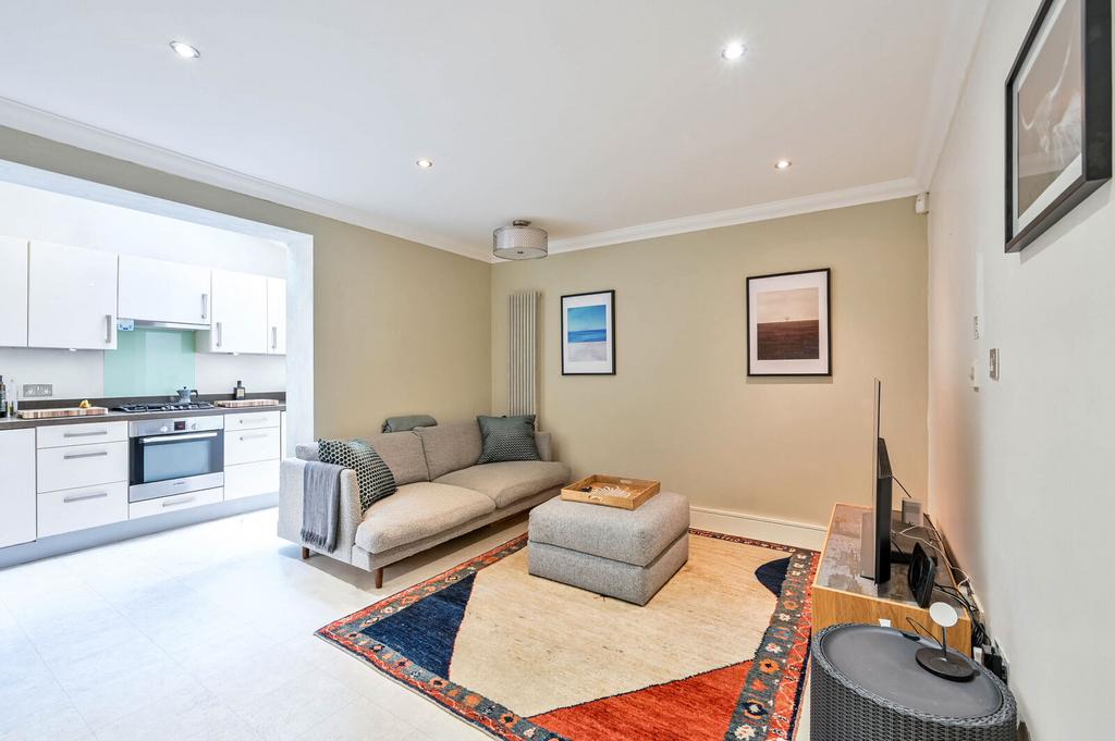 Open-plan living area, open plan living