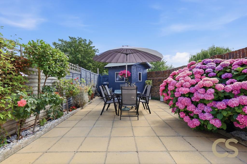 Patio view, garden