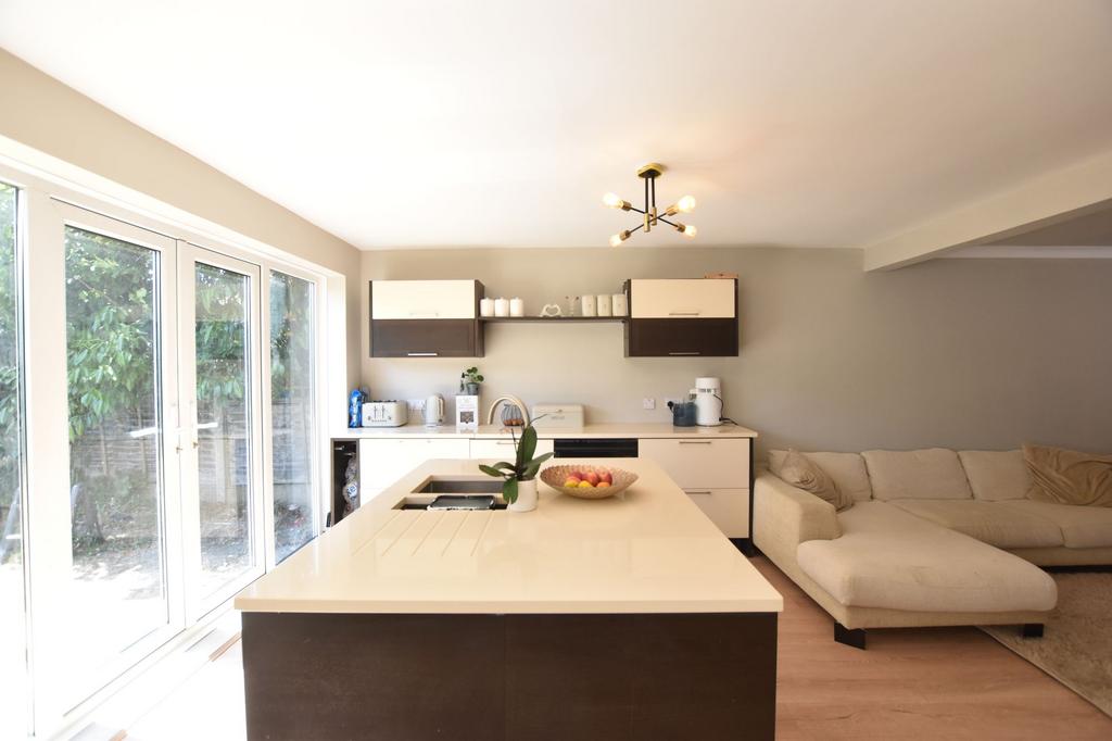 Open-plan living area
