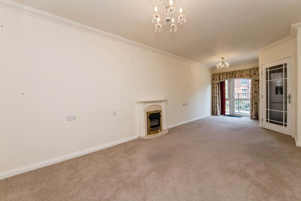 Living room, fireplace