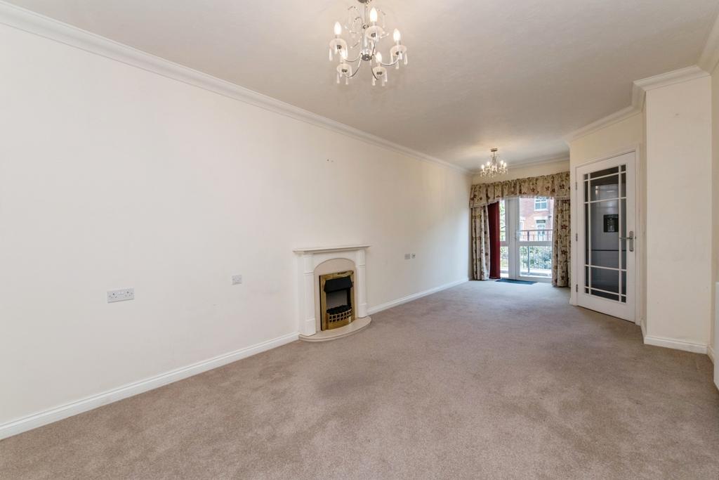 Living room, fireplace