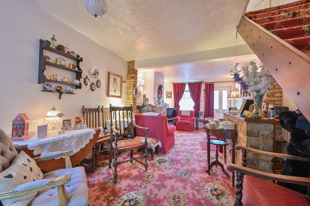 Living room, fireplace