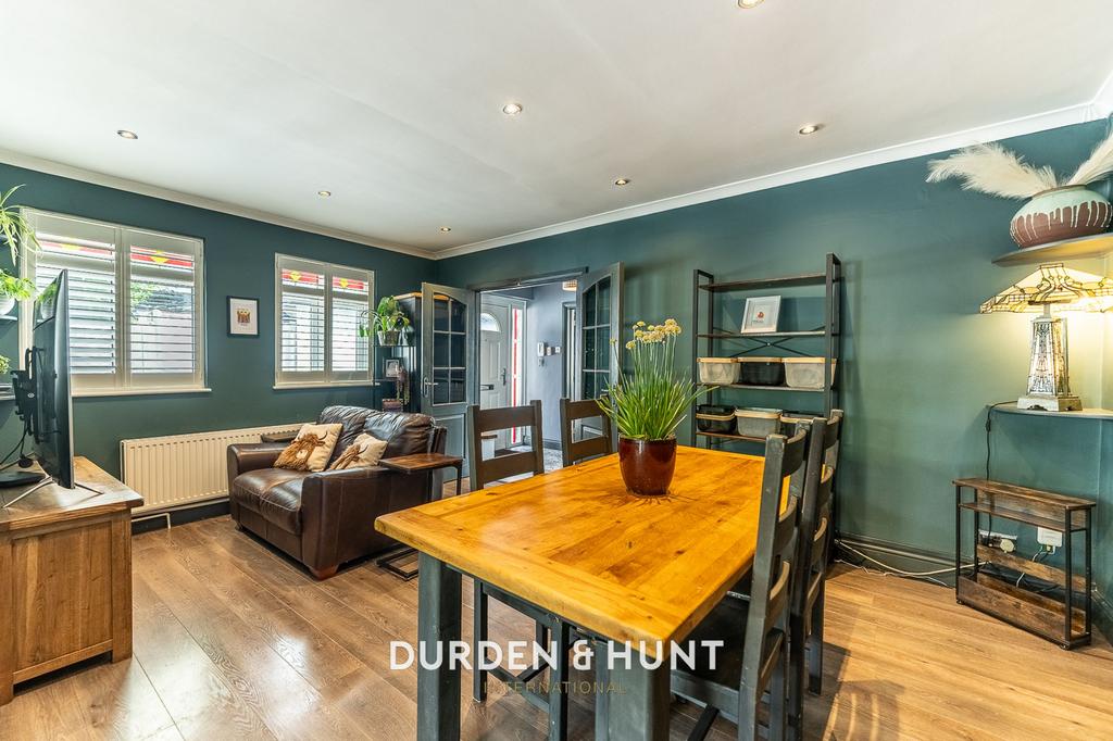 Open-plan living area, open plan living