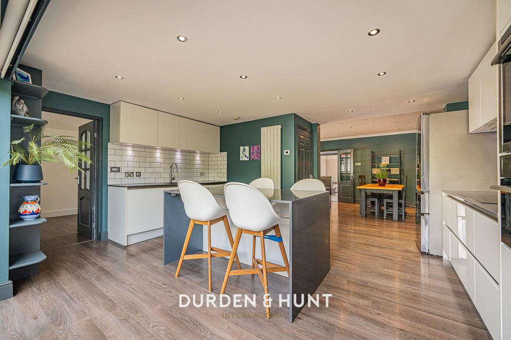 Open-plan living area, open plan living