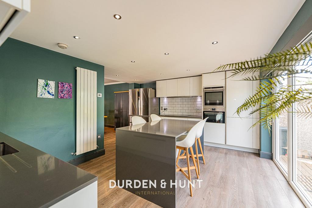 Open-plan living area, open plan living