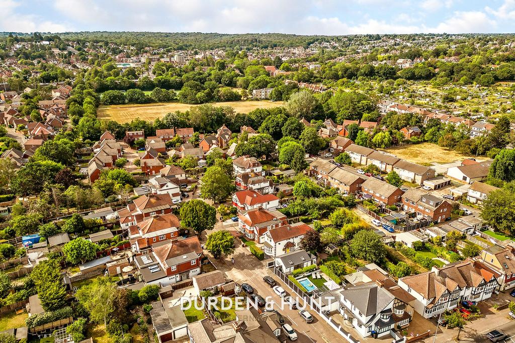 Aerial view, land